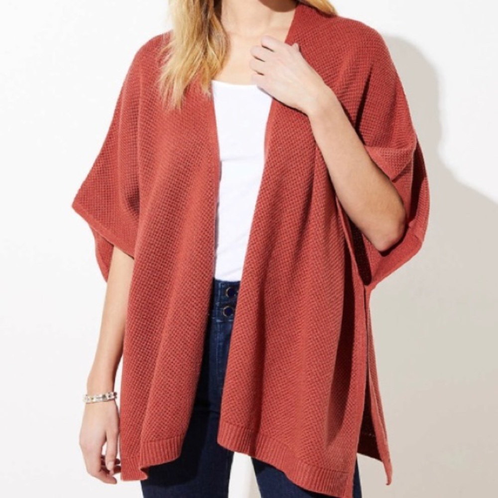 LOFT Waffle Stitch Wrap - XS/S